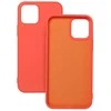 OEM dėklas, skirtas iPhone 15 PRO MAX silikoniniam persikų spalvos