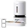 Petlibro Granary maisto dozatorius su dvigubu dubeniu, Wifi, 5L (baltas)