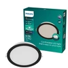 Philips LED Recessed Luminaire. 12.5W. 3000K. Ø12.5. Juodas