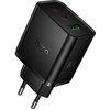 Telefono įkroviklis Hoco 2x USB C + USB A QC3.0 PD 3A 65W N75 juodas