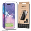 „Toti Premium PREMIUM“ grūdinto stiklo 3D ekrano apsauga, skirta „Apple iPhone 16 Pro Max“.