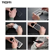 „Toti Premium PREMIUM TEMPERED“ grūdinto stiklo 3D ekrano apsauga, skirta „Apple iPhone 16 Plus“ / „15 Plus“.