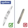 Slim nail file - boat shape 100 pcs Soulima
