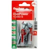 Pin Fischer DuoPower. screws. 10 mm x 50 mm. 4 pcs