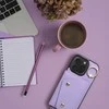 OEM dėklas, skirtas „iPhone 16 Wonder“ su pinigine, alyvinės spalvos