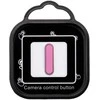 Dėklas Oem Camera Control aktyvus mygtukas tinka IPHONE 16 serijos dėklui Drop Glue / Clear Mag Cover rožinis