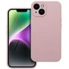 OEM dėklas, skirtas iPhone 14 silikoniniam 2 mm dėklui (apsaugai nuo kameros), rausvos spalvos