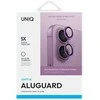 UNIQ Optix Aliuminio Camera LensProtector Apple iPhone 16 6.1" / 16 Plus 6.7" grape pink su aplkatoiumi