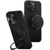 UNIQ dėklas Keva Air Apple iPhone 16 Pro Max 6.9″ Magclick Charging carbon juodos spalvos