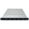 „Asus Rack“ platforma (1U) RS501A-E12-RS12U AMD Epyc 9005/9004 (12x NVMe/SATA HS, 2xM.2, 2x1Gbe, IPMI, 1+1 1600W)