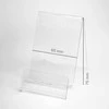 OEM Plexi vertikalus laikiklis / telefono stovas su vieta kainai (Išmanusis telefonas - 65 mm)
