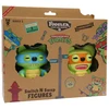 Pmi Kids World FUGGLER S2 SWAP & STYLE FIGURES - 2 PACK (LEONARDO & MICHELANGELO)
