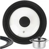 3 viename silikoninis dangtelis 18/20/22 cm Ruhhy 25563