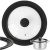 3 viename silikoninis dangtelis 24/26/28 cm Ruhhy 25560
