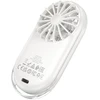 Ventiliatorius Portable mini fan Hoco HX611 milky baltas