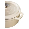 Sourcing Puodas Grand feu FEUMWHITE, 24 cm x 24 cm x 10.5 cm, 3.5 l