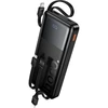 Powerbank 10000 mAh QC PD 2A 22,5W with built-in cables USB A + USB C + Lightning + Micro USB Hoco J156 juodas