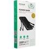Powerbank Charmast W2065 PD3.0 3A 22,5W 20000 mAh with built-in cables USB A / USB C / Lightning / Micro USB juodas