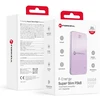 Nešiojamoji baterija, suderinama su „MagSafe Forcell F-Energy SuperSlim F5K8 QC4.0 PD3.0“ 15W 5000 mAh violetinė