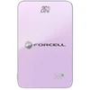Nešiojamoji baterija, suderinama su „MagSafe Forcell F-Energy SuperSlim F10K8 QC4.0 PD3.0“ 15W 10000 mAh violetinė