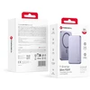 Powerbank compatible with MagSafe Forcell F-Energy Slim F5K9 QC4.0 PD3.0 15W 5000 mAh violetinė