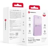 Nešiojamoji baterija, suderinama su „MagSafe Forcell F-Energy SuperSlim F10K8 QC4.0 PD3.0“ 15W 10000 mAh violetinė