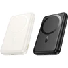 Powerbank compatible with MagSafe Hoco 10000 mAh QC PD 2A 20W J141 milky baltas