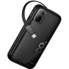 Powerbank Hoco 10000 mAh QC PD 20W with retractable cable USB C Q51 juodas
