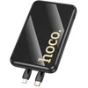 Powerbank Hoco 10000 mAh QC PD 22,5W with built-in cables USB C + Lightning Q37 juodas