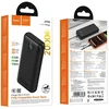 Powerbank Hoco 20000 mAh QC 22,5W+PD 20W LED J172A baltas