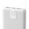 Wozinsky Wpower WPBBK-3 10000 mAh 10W 2x USB-A 2A Powerbank - baltas