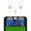 Wozinsky Wpower WPBBK-3 10000 mAh 10W 2x USB-A 2A Powerbank - baltas