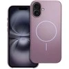 OEM dėklas, skirtas „iPhone 16 PLUS Premium Glossy Mag Cover“, suderinamas su „MagSafe“ ir violetiniu kameros valdymo mygtuku.