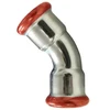 Press elbow Assotherm 45. FF. 18 mm – press