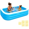 Inflatable pool 185x130x50cm Trizand