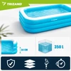 Inflatable pool 185x130x50cm Trizand