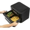 Gruzdintuvė Profi Cook ProfiCook PC-FR 1313 H Double 10 L Stand-alone 2400 W Hot air fryer Juodas, Nerūdijantis plienas