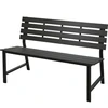 ProGarden Juodas METAL GARDEN BENCH 115X55X85CM