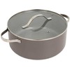 Puodas su dangčiu MAESTRO MR-4009 (MR-4009-20) 20 cm 2.3 l Pilkas