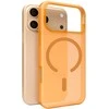 Puro Daylight Magsafe Compatible Silikoninis dėklas for iPhone 17 Pro - Translucent Oranžinis