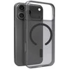 Puro Daylight Magsafe Compatible Silikoninis dėklas for iPhone 17 Pro Max - Translucent Juodas