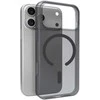 Puro Daylight Magsafe Compatible Silikoninis dėklas for iPhone 17 Pro - Translucent Juodas