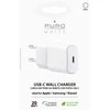 Puro Elektrik Puro Baltas 20W Power Delivery USB-C sieninis įkroviklis – baltas