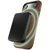 Puro Icon Mag Pro skysto silikoninio dėklo dėklas, skirtas iPhone 17 Air, suderinamas su MagSafe, su kameros apsauga ir aliuminio Mygtukai - rudas