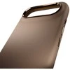 Puro Icon Mag Pro skysto silikoninio dėklo dėklas, skirtas iPhone 17 Air, suderinamas su MagSafe, su kameros apsauga ir aliuminio Mygtukai - rudas