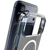 Puro Impact Clear D3O TPU+PC dėklas suderinamas su MagSafe skirtas Apple iPhone 17 Pro Max – skaidrus
