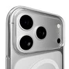 Puro Lite Mag TPU+PC dėklas suderinamas suMagSafe skirtas Apple iPhone 17 Pro – Transparent with Baltas Ring
