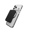 Puro Lite Mag TPU+PC dėklas suderinamas su MagSafe skirtas Apple iPhone 17 Pro – skaidrus su juodos spalvos žiedu