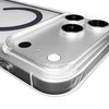 Puro „Lite Mag TPU + PC“ dėklas, suderinamas su „MagSafe“, skirtas „iPhone 17 Pro“ – skaidrus su „Mėlyna“ žiedu