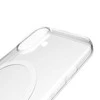 Puro Lite Mag TPU+PC dėklas suderinamas su MagSafe skirtas Apple iPhone 17 – skaidrus su baltos spalvos žiedu